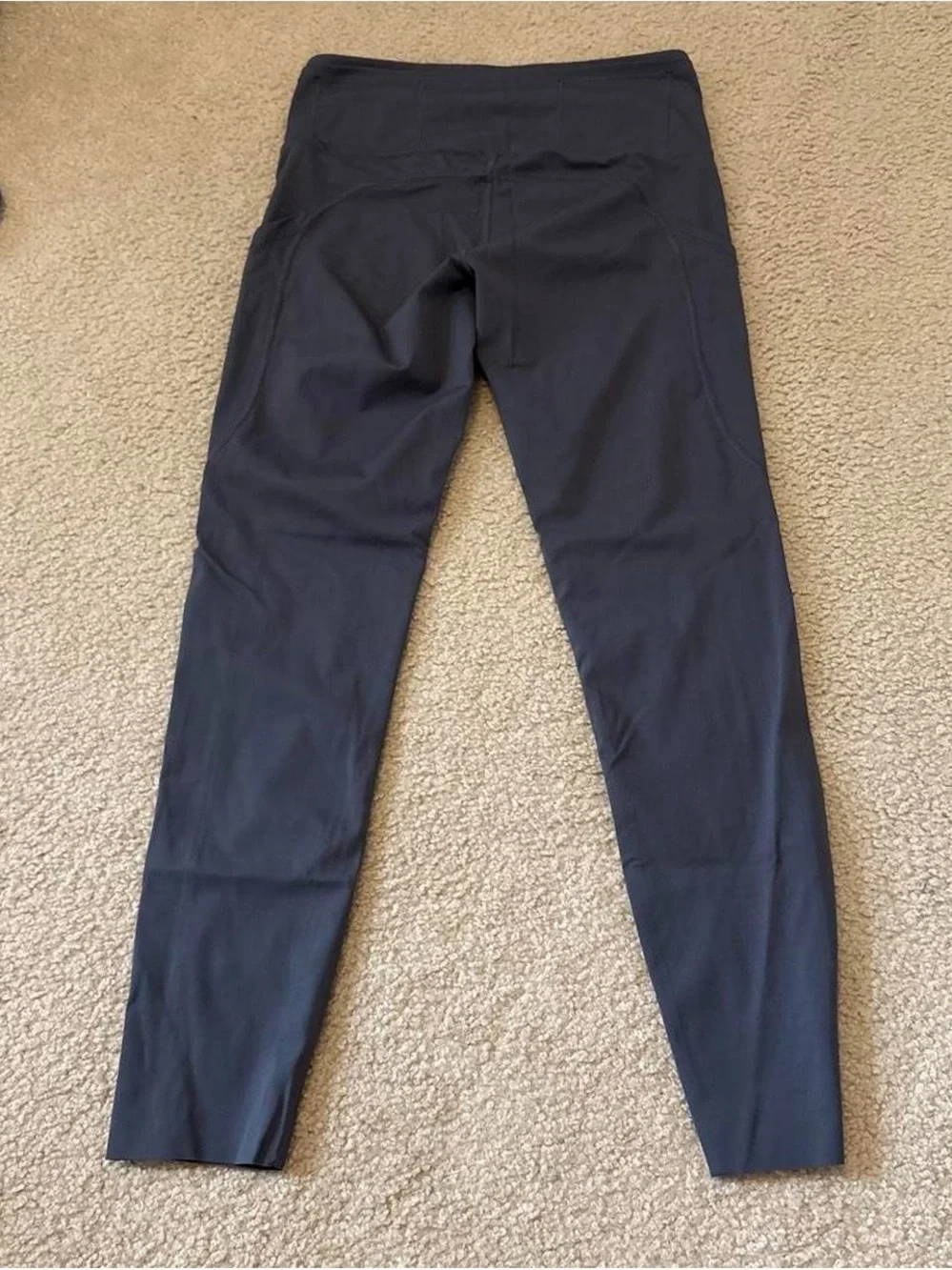 lululemon athletica Charcoal Gray High-Rise Leggings with Side Pockets
